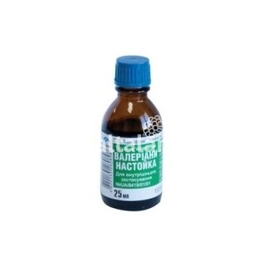 Maisto papildas Valerijonų tinktūra 25 ml.
