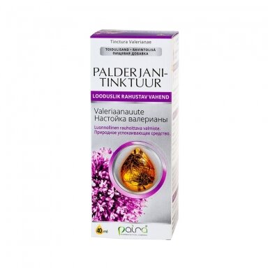 Maisto papildas Valerijonų tinktūra 40 ml.
