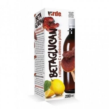 Maisto papildas Virde betaglucan, 200 ml. Maisto papildas Virde betaglucan, 200 ml.