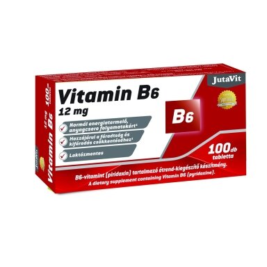 Maisto papildas Vitaminas B6 100 tab. "JutaVit"