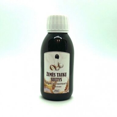 Maisto papildas Žemės taukų sultys (poniabudės ekstraktas) 125 ml. Maisto papildas Žemės taukų sultys (poniabudės ekstraktas) 125 ml.