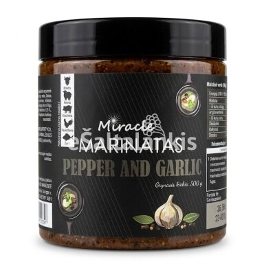 Marinatas MIRACLE PEPPER AND GARLIC Marinatas MIRACLE PEPPER AND GARLIC