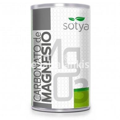 Maisto papildas Sotya Magnio karbonato milteliai 100%, 180 g. Maisto papildas Sotya Magnio karbonato milteliai 100%, 180 g.