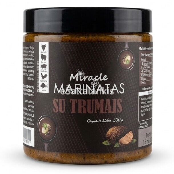 Marinatas MIRACLE su trumais Marinatas MIRACLE su trumais