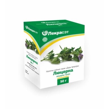 Mėlynžiedės liucernos žolė, 50g.  LekraSet