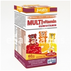Maisto papildas Multivitamin guminukai 60vnt. "JutaVit"