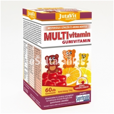 Maisto papildas Multivitamin guminukai 60vnt. "JutaVit"