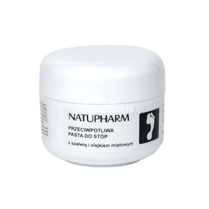 Natupharm pėdų pasta nuo prakaito 50g.