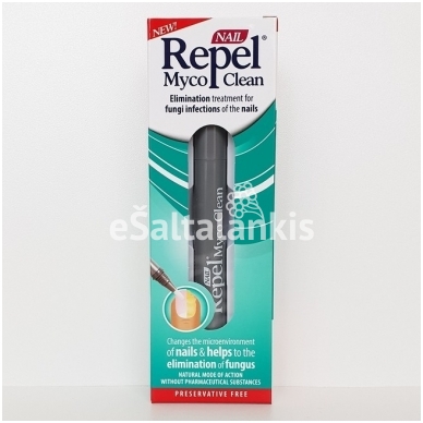 Pieštukas nuo nagų grybelio Nail Repel Myco Clean 3ml.