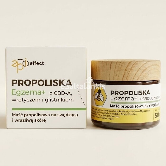 Propolio tepalas probleminei odai su CBDA „Propoliska Eczema Plus“, 50 ml Propolio tepalas probleminei odai su CBDA „Propoliska Eczema Plus“, 50 ml