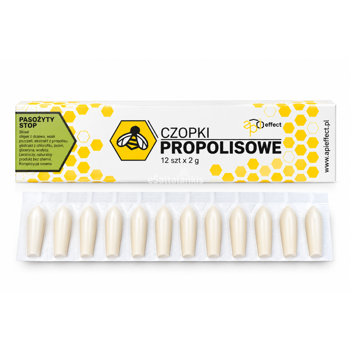 Rektalinės propolio žvakutės STOP su karčiųjų žolelių ekstraktais, 12 vnt. Rektalinės propolio žvakutės STOP su karčiųjų žolelių ekstraktais, 12 vnt.