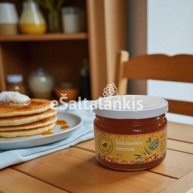 Šaltalankių džemas 340g. Šaltalankių džemas 340g.