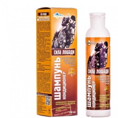 Sila Lošadi šampūnas - kondicionierius plaukų stiprinimui, 250 ml.