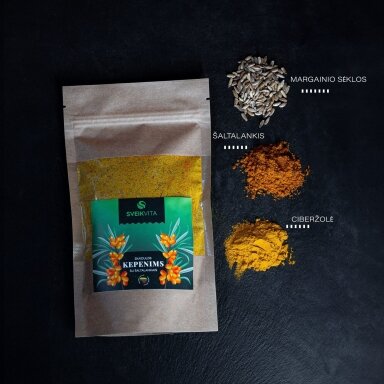 Skaidulos kepenims su šaltalankias 180 g.