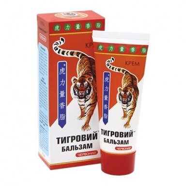 Tigro kremas sąnariams ir raumenims "TIGROVIJ BALZAM" 75 ml.