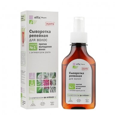 Varnalėšų serumas FORTE nuo plaukų slinkimo, 100 ml. Varnalėšų serumas FORTE nuo plaukų slinkimo, 100 ml.