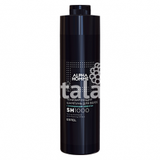 Vėsinančio poveikio tonizuojantis vyriškas šampūnas plaukams ESTEL ALPHA HOMME, 1000 ml.
