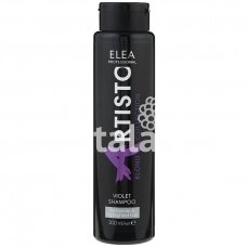 Violetinis šampūnas šviesiems plaukams, 300ml. Elea Professional Artisto Blond Collection