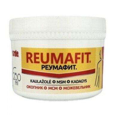 Virde reumafit kaulažolių gelis su kadagių ekstraktu ir MSM, 250 ml. Virde reumafit kaulažolių gelis su kadagių ekstraktu ir MSM, 250 ml.