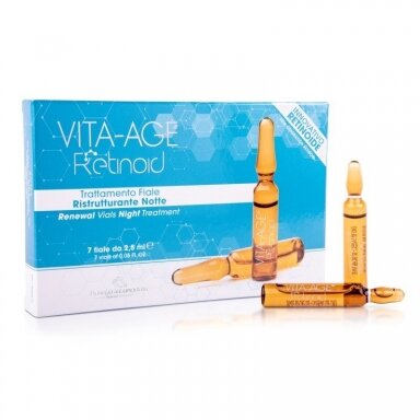 VITA-AGE Retinoid, retinolis 7 ampulės po 2,5 ml. VITA-AGE Retinoid, retinolis 7 ampulės po 2,5 ml.