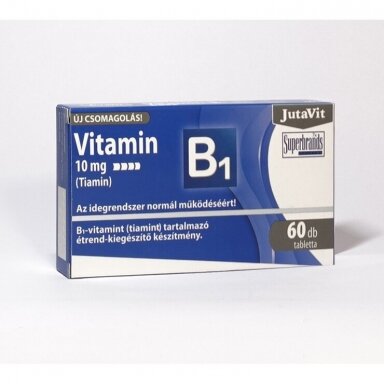 Maisto papildas Vitaminas B1 60 tab. "JutaVit" Maisto papildas Vitaminas B1 60 tab. "JutaVit"