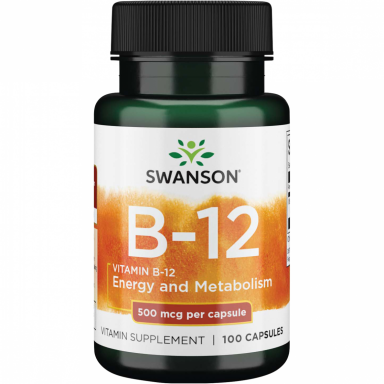 Maisto papildas Vitaminas B12 100 kap. "SWANSON" Maisto papildas Vitaminas B12 100 kap. "SWANSON"