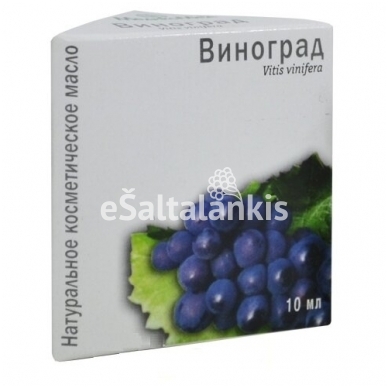 Vynuogių kauliukų aliejus 10 ml. "Medikomed"